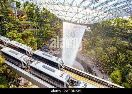 Die Ikonischen Juwel am Changi Airport in Singapur Stockfoto