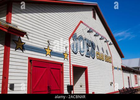 Joe's Crab Shack am Fluss, Altstadt, Sacramento, Kalifornien, USA Stockfoto