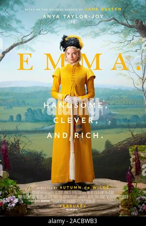 ANYA TAYLOR - Freude in EMMA (2020), Regie: AUTUMN DE WILDE. Credit: Working Title Films/Album Stockfoto