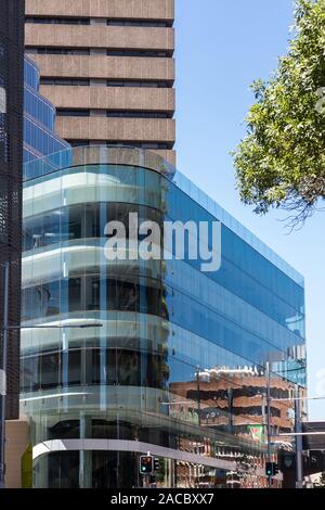 Das Glas encassed UTS Hauptgebäude hat viele einzigartige Design