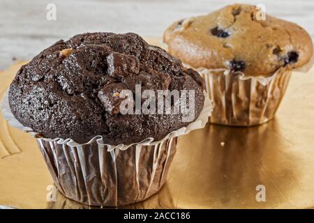 Muffin al cioccolato Stockfoto