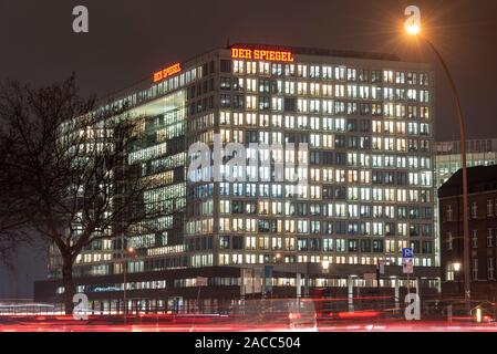 Hamburg, Deutschland. 26 Nov, 2019. Sitz des Nachrichtenmagazins "Der Spiegel" in Hamburg. Quelle: Stephan Schulz/dpa-Zentralbild/ZB/dpa/Alamy leben Nachrichten Stockfoto