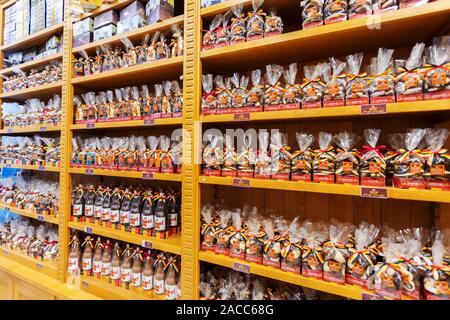 Schokoriegel in Brüssel, Belgien Stockfoto