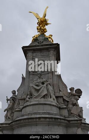 Queen Victoria Memorial, die Mall, London SW1 Stockfoto