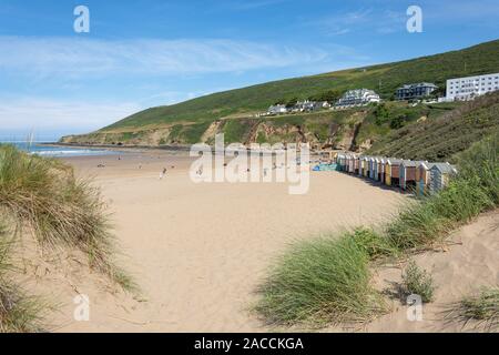 Saunton Sands Beach, Saunton, Devon, England, Vereinigtes Königreich Stockfoto