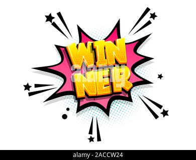 Comics text Werben phrase Verkauf pop art Stock Vektor