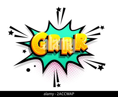 Comics text Werben phrase Verkauf pop art Stock Vektor