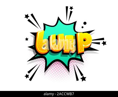 Comics text Werben phrase Verkauf pop art Stock Vektor