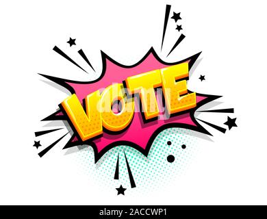 Comics text Werben phrase Verkauf pop art Stock Vektor