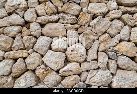 Alte Sandsteinmauer Stockfoto
