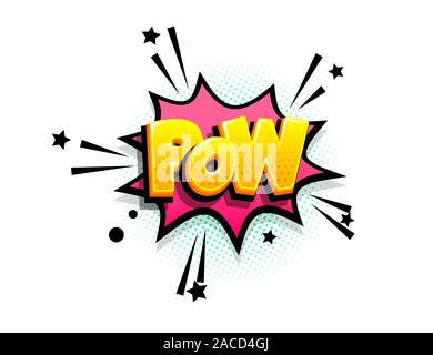 Comics text Werben phrase Verkauf pop art Stock Vektor