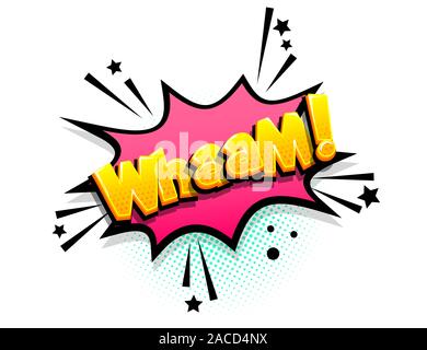 Comics text Werben phrase Verkauf pop art Stock Vektor