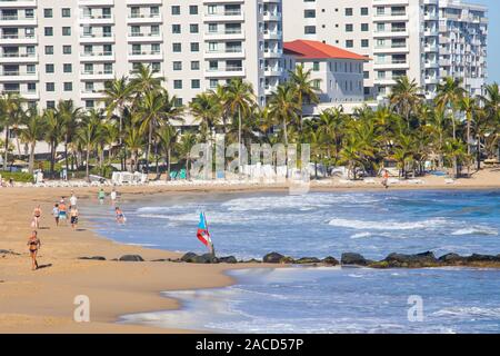 Atlantic Beach, San Juan, Puerto Rico Stockfoto