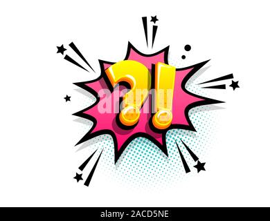 Comics text Werben phrase Verkauf pop art Stock Vektor