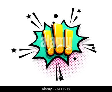 Comics text Werben phrase Verkauf pop art Stock Vektor