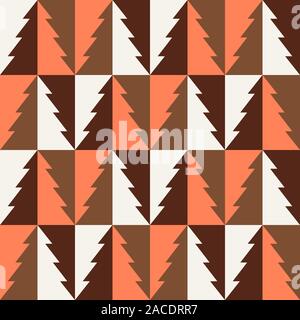 Bunte Weihnachten nahtlose Muster. Wiederholte flachbild Xmas Symbole. Einfachen vektor Zusammensetzung für Textilien, Tapeten, Geschenkpapier, Drucke, Stoff, Web Stock Vektor