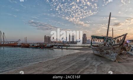 Traditionelles Dhow Festival in Katara Kulturdorf, Doha, Katar. Stockfoto