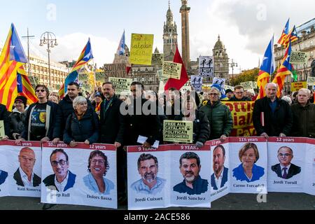 Clara Ponsati Glasgow Unterstützung Stockfoto