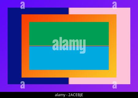 Eine abstrakte Farbe block Hintergrundbild. Stockfoto