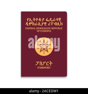 Pass von Äthiopien. Vector Illustration Stock Vektor