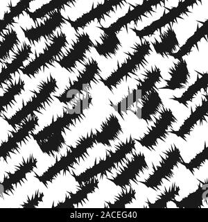 Editierbare abstrakte nahtlose Muster von beliebigen abstrakten Formen für die Textil- und Verpackungsindustrie Dekoration, Stoffe, Hintergründe, Texturen und Prägung Stock Vektor