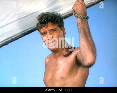 DER CRIMSON PIRATE 1952 Warner Bros Film mit Burt Lancaster Stockfoto