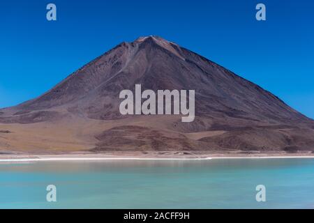 Laguna Verde, Reserva Naconal de Fauna Andina Eduardo Avaroa, südlichen Altiplano, Abteilung Hagen, im Südwesten von Bolivien, Lateinamerika Stockfoto