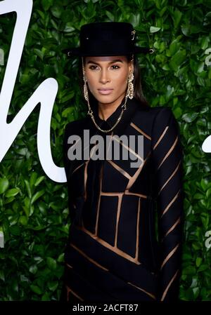 Cindy Bruna Teilnahme an der Fashion Awards 2019 in der Royal Albert Hall, Kensington Gore, London. Stockfoto