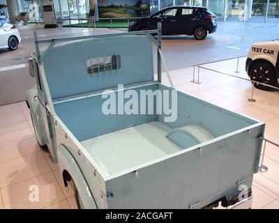 1947 Nissan TAMA Pickup Truck an der Nissan Global Headquarters Galerie Stockfoto