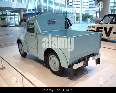 1947 Nissan TAMA Pickup Truck an der Nissan Global Headquarters Galerie Stockfoto