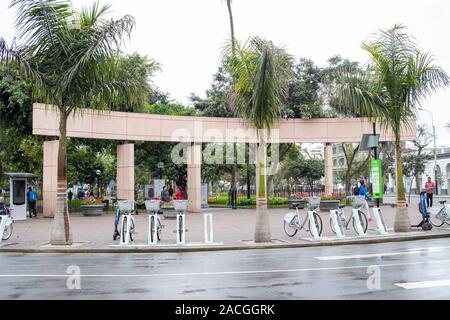 LIMA, PERU - September 08 th 2019: Alternative Transportmittel für die Bewohner der Stadt Lima in Peru Stockfoto