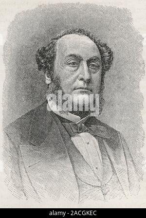 Sir Michael Costa, war ein italienischer geborene Dirigent und Komponist, der erzielten Erfolge in England, ca. 1880 Stockfoto