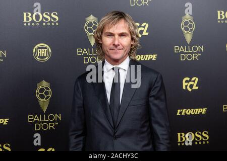 Paris, Frankreich. 2. Dez, 2019. Juventus' vice president Pavel Nedved kommt der Ballon d'Or 2019 Preisverleihung im Theatre du Chatelet in Paris, Frankreich, Dez. 2, 2019 zu besuchen. Credit: Aurelien Morissard/Xinhua/Alamy leben Nachrichten Stockfoto