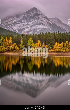 Upper Kananaskis Lake, Kananaskis, Alberta, Kanada Stockfoto