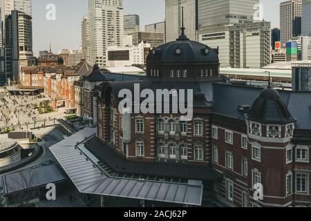 Tokyo Station, ein Bahnhof im Marunouchi Businessviertels in Tokio, Japan. Stockfoto