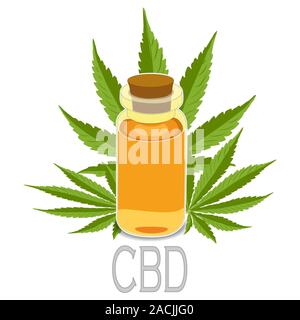 Die Formel von Hanf CBD. Strukturmodell der Moleküle Cannabidiol und Tetrahydrocannabinol. Medizinisches Cannabis. Medizinisches Marihuana, illustratio Stockfoto