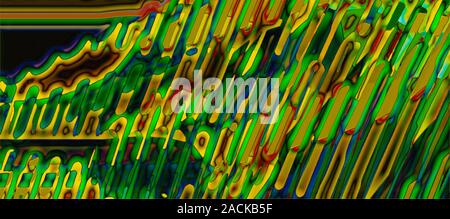 Abstrakte moderne Hintergrund. Kreative bunte Formen und Formen. Geometrische Muster. Die grüne und die gelbe Grafik Textur Stockfoto