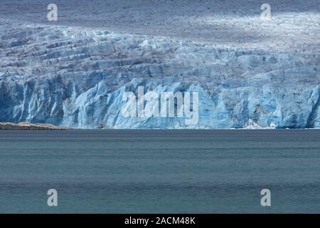 Blick von der Austdalsbreen Styggevatnet Stockfoto