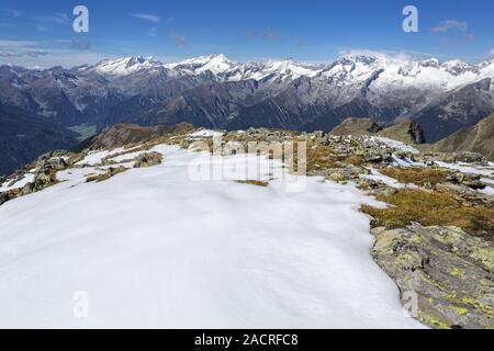 Zillertaler Alpen, südost Ansicht Stockfoto