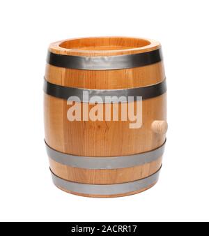 Holzfass Stockfoto