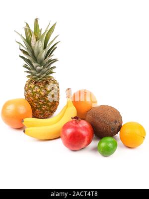 Zusammensetzung der Früchte. Stockfoto
