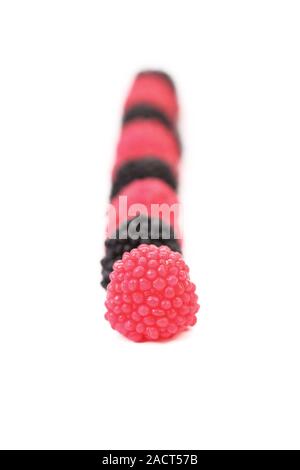 Frucht-Gelee in Form von Beeren Süßigkeiten Stockfoto