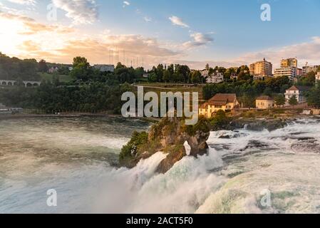 Rheinfall, Schleitheim, Kanton Schaffhausen, Schweiz, Europa Stockfoto