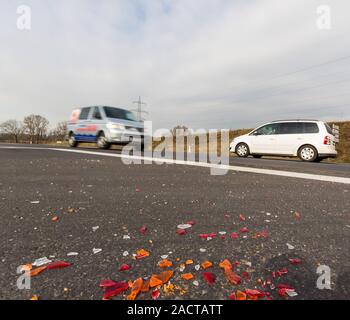 Defekten Scheinwerfer eines Autos Stockfoto