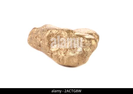 Nahaufnahme des gold-Nugget. Stockfoto