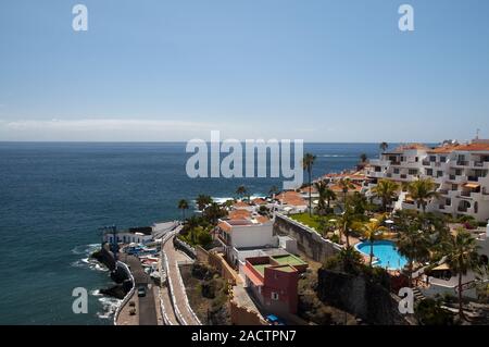 Punta Blanca in Puerto de Santiago, Los Gigantes, Teneriffa, Kanarische Inseln, Spanien, Europa Stockfoto