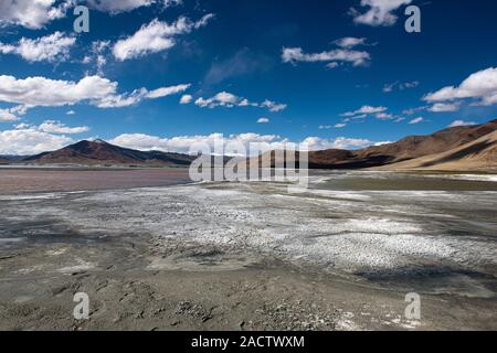 Tso Kar See in Ladakh, Indien Stockfoto