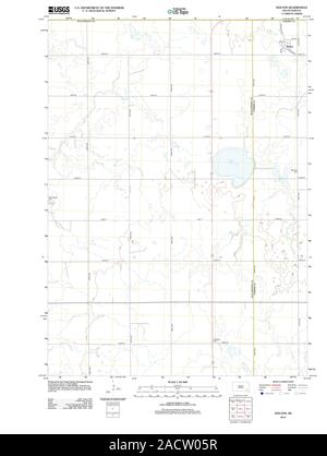 USGS TOPO Karte South Dakota SD Dolton 20120608 TM Wiederherstellung Stockfoto
