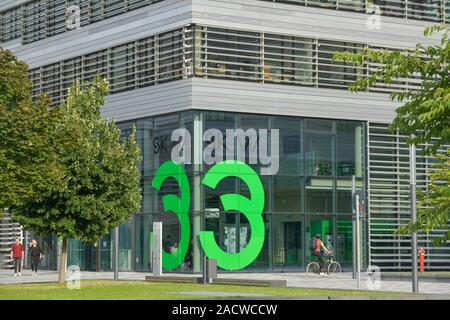 Hochschule Düsseldorf HSD, Münsterstraße, Düsseldorf, Nordrhein-Westfalen, Deutschland Stockfoto