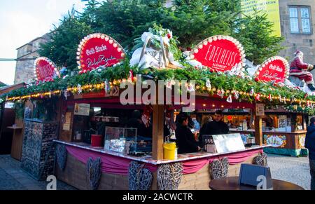 Stuttgart, un-Mercadillo navideño con mucho Encanto Stockfoto